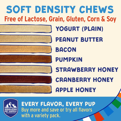 Himalayan Dog Chew Flavored Yogurt Sticks for Dogs | Protein-Rich Treats with Prebiotics & Probiotics | Lactose-Free, Grain-Free, Gluten-Free | Healthy Yogurt Chews for All Breeds