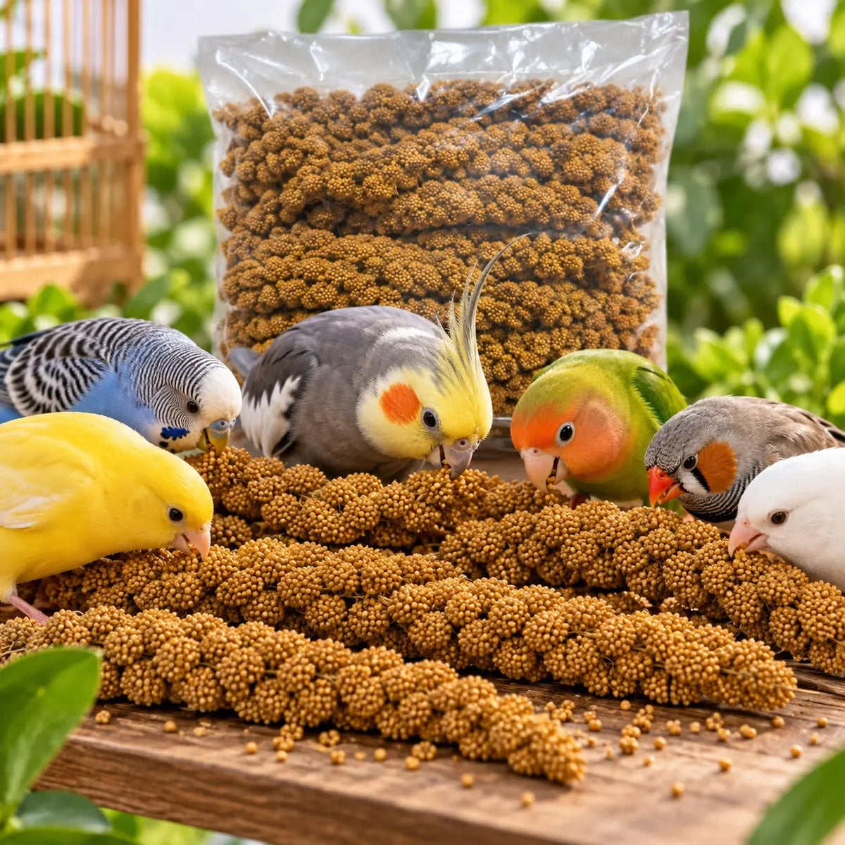 Premium 1 lb Spray Millet Bird Food