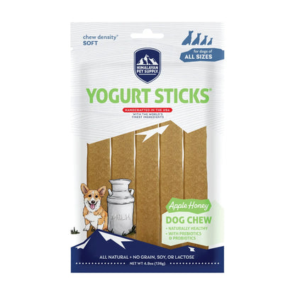 Himalayan Dog Chew Flavored Yogurt Sticks for Dogs | Protein-Rich Treats with Prebiotics & Probiotics | Lactose-Free, Grain-Free, Gluten-Free | Healthy Yogurt Chews for All Breeds