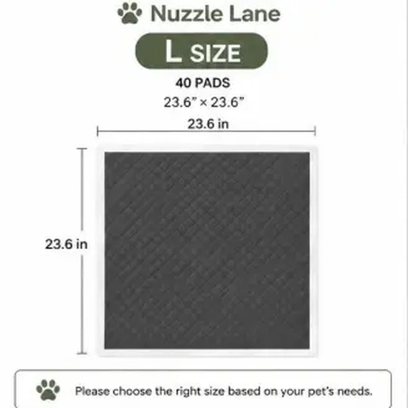 Disposable Puppy Pee Pads with Carbon Layer - Quick-Dry, Leakproof Dog Potty Pads for Puppy Potty Training and Housebreaking