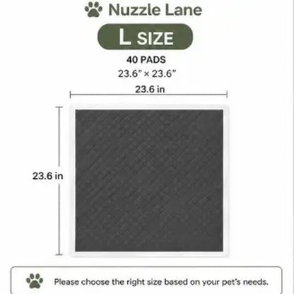 Disposable Puppy Pee Pads with Carbon Layer - Quick-Dry, Leakproof Dog Potty Pads for Puppy Potty Training and Housebreaking