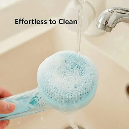 2026 Innovative 2-In-1 Pet Bath & Grooming Brush with Integrated Shampoo Dispenser, Non-Slip Ergo Grip Handle, Groomer Tools for Dogs & Cats, Fur Shed Control, Gentle Fur Removal, Massage Boosts Flow, Home Use
