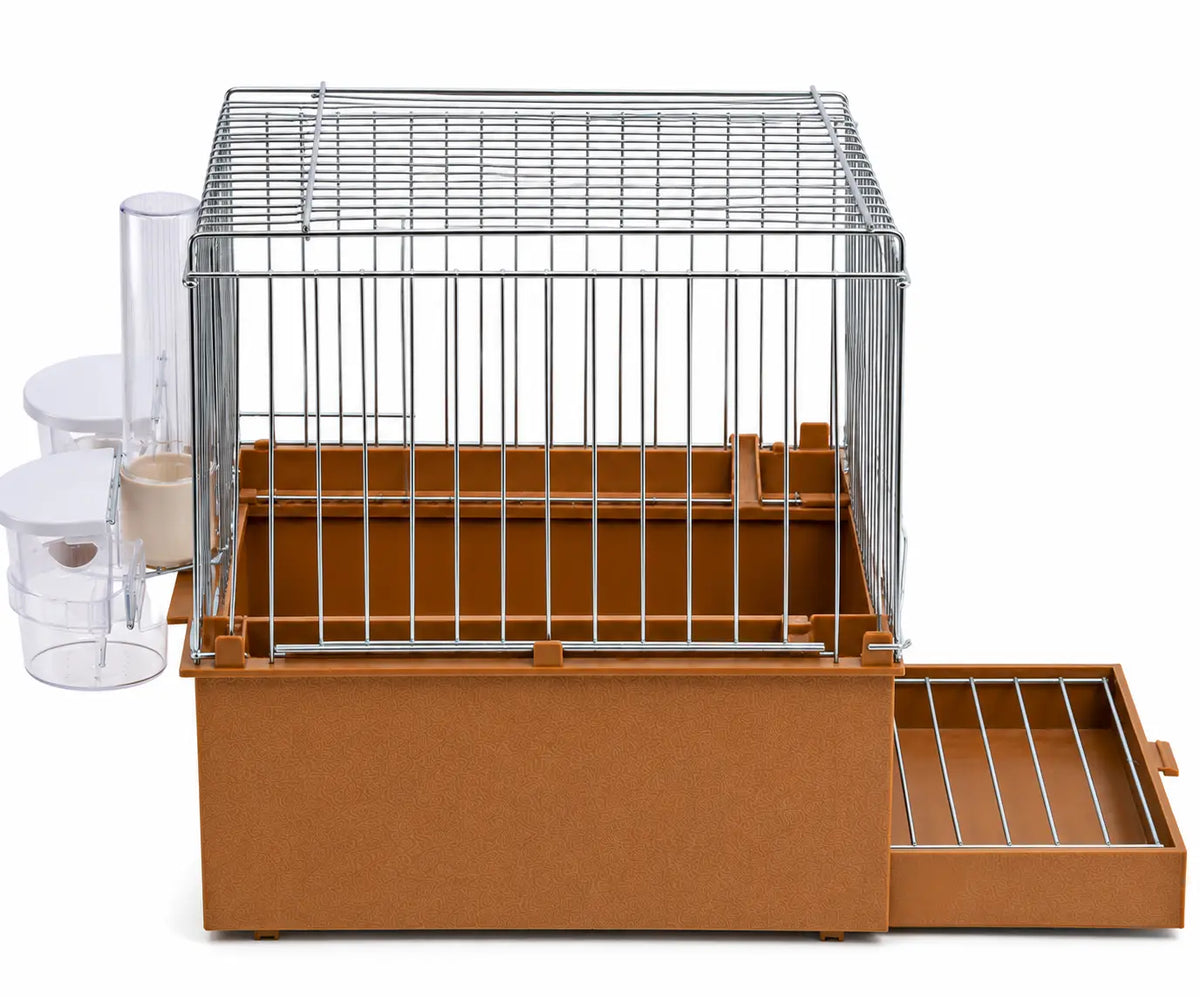 Professional Bird Cage - Dimensions: 9.65" x 6.69" x 7.28