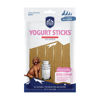 Himalayan Dog Chew Flavored Yogurt Sticks for Dogs | Protein-Rich Treats with Prebiotics & Probiotics | Lactose-Free, Grain-Free, Gluten-Free | Healthy Yogurt Chews for All Breeds