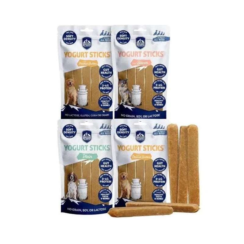 Himalayan Dog Chew Flavored Yogurt Sticks for Dogs | Protein-Rich Treats with Prebiotics & Probiotics | Lactose-Free, Grain-Free, Gluten-Free | Healthy Yogurt Chews for All Breeds