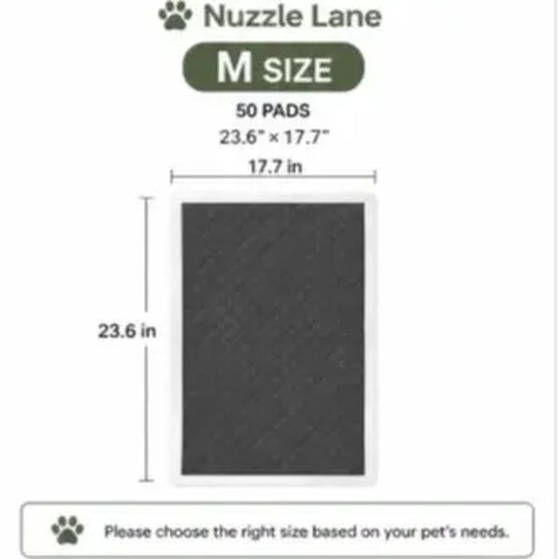 Disposable Puppy Pee Pads with Carbon Layer - Quick-Dry, Leakproof Dog Potty Pads for Puppy Potty Training and Housebreaking
