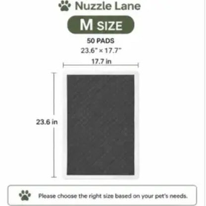 Disposable Puppy Pee Pads with Carbon Layer - Quick-Dry, Leakproof Dog Potty Pads for Puppy Potty Training and Housebreaking