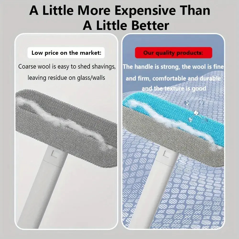 Upgraded Reusable Pet Hair Remover Brush - 17.3-In Extra-Long Handle Lint Cleaner for Dog & Cat Grooming Supplies, Couch, Bedding with Efficient Clean, Washable Design