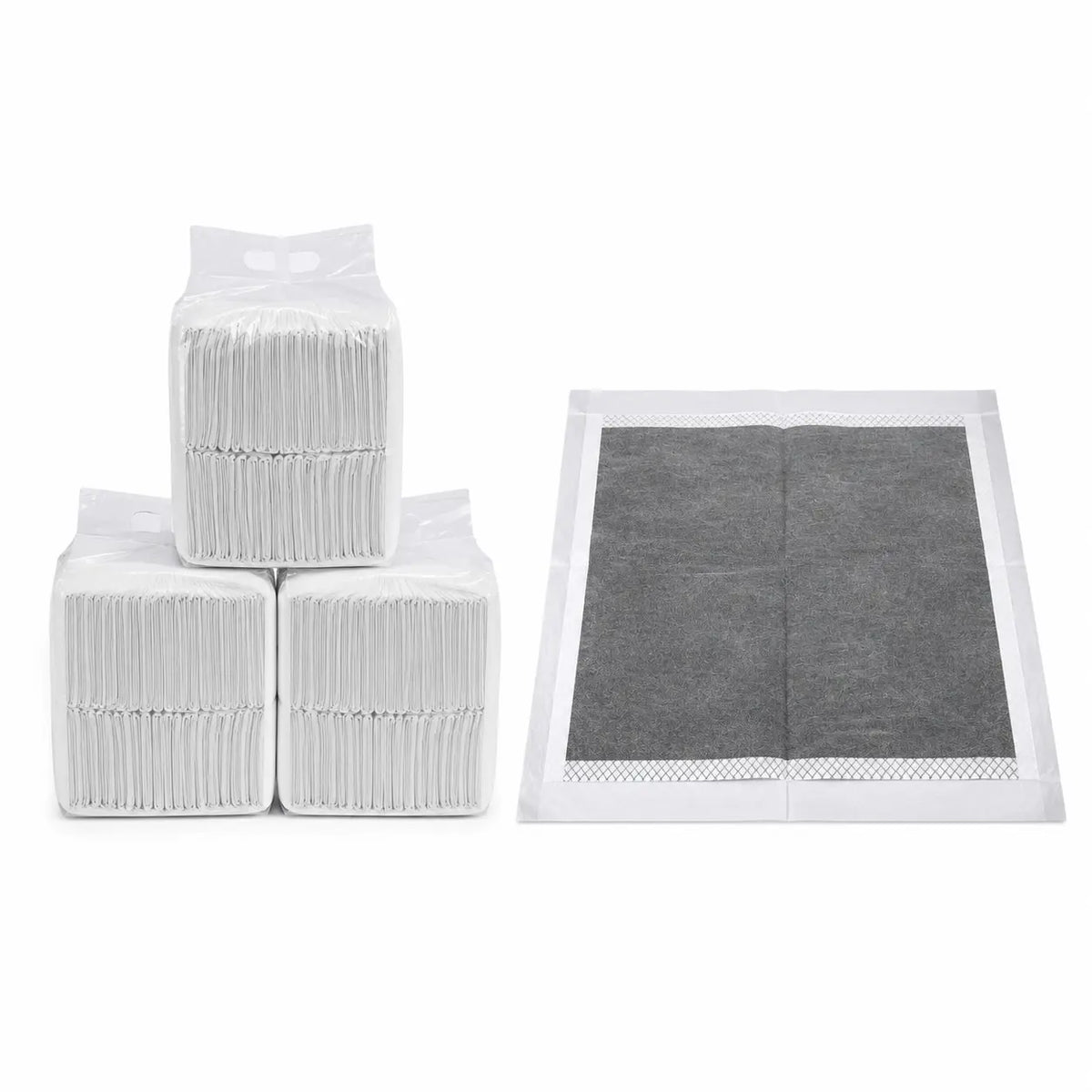 Disposable Puppy Pee Pads with Carbon Layer - Quick-Dry, Leakproof Dog Potty Pads for Puppy Potty Training and Housebreaking